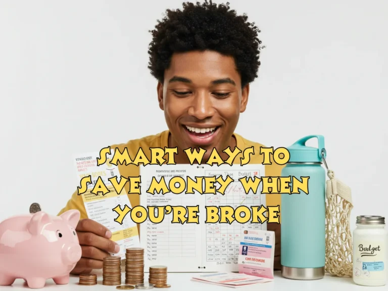 Smart Ways to Save Money When You’re Broke Money When