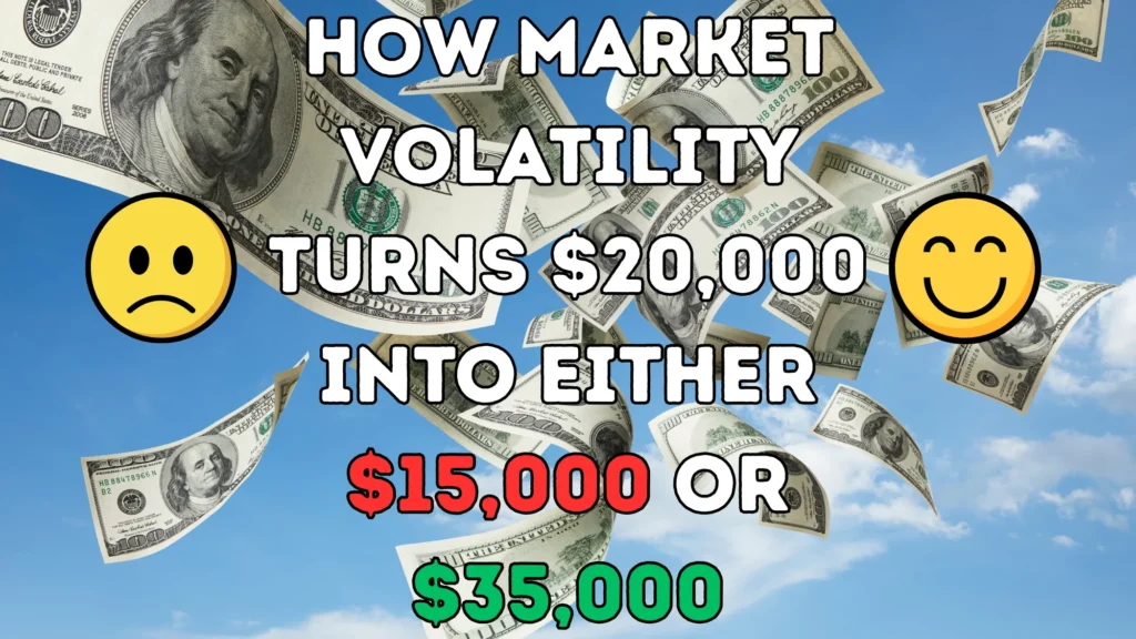 Market Volatility Turns $20,000 Into Either $15,000 or $35,000